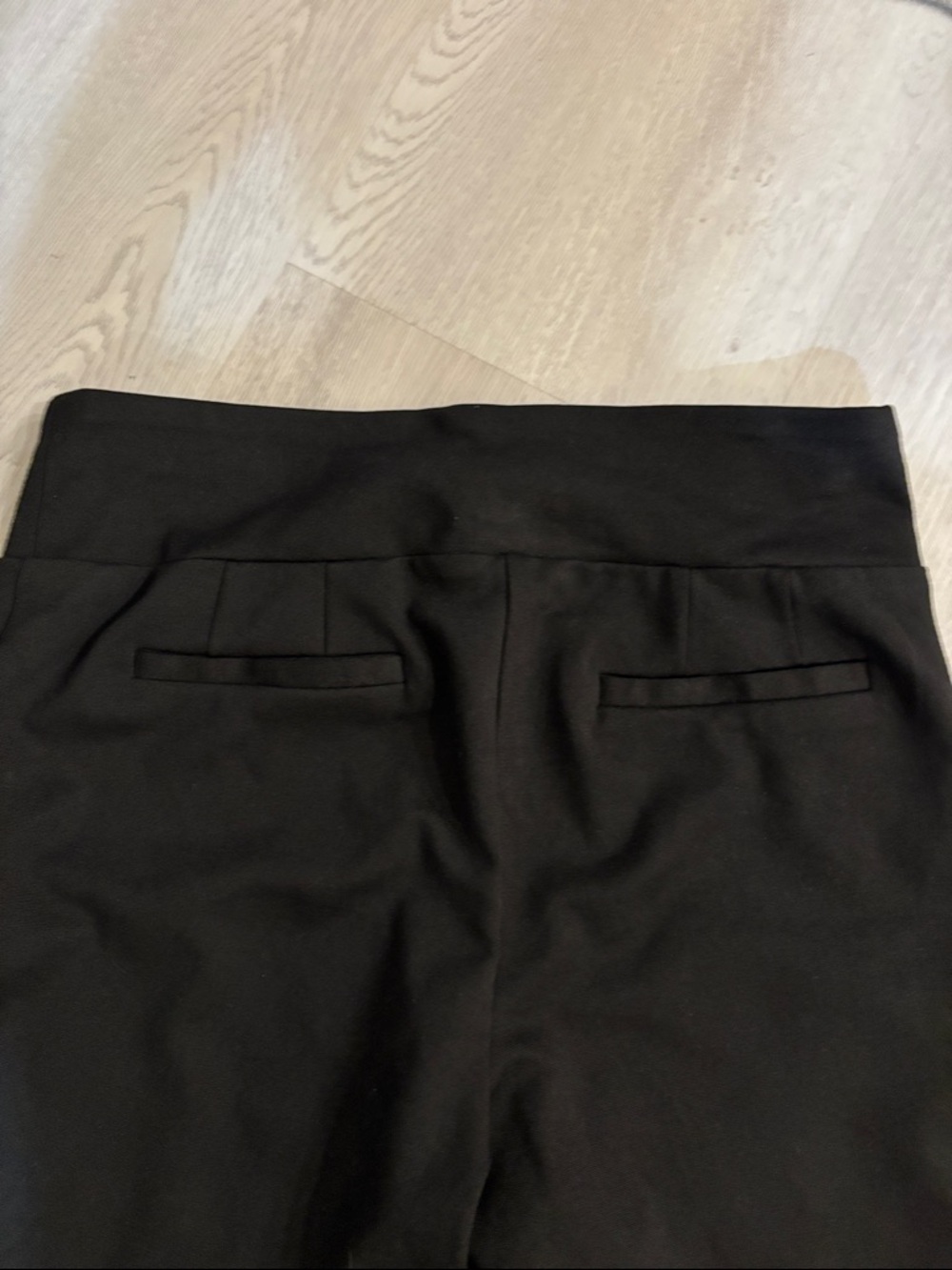 Women's Black Pull-On Ponte Pants - Picture 5 of 8